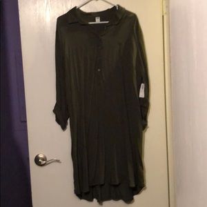 Dark green dress